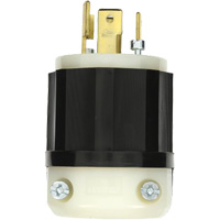 Industrial Grade Locking Plug, Nylon, 30 Amps, 347 V/600 V, L20-30P Ontario Packaging