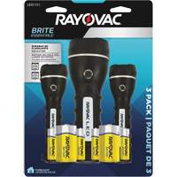 Brite Essentials™ Flashlight Pack, LED, 40/26 Lumens, D/AA Batteries XH632 | Ontario Packaging
