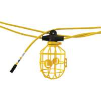Heavy-Duty Moulded Stringlights, 10 Lights, 1200" L, Plastic Housing XH644 | Ontario Packaging