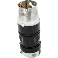 California Style Locking Plug, Nylon, 50 Amps, 120 V/250 V, Non-NEMA Ontario Packaging