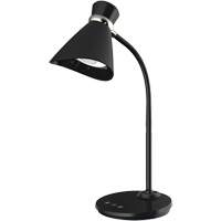 Desk Lamp, 6 W, LED, 16" Neck, Black XI492 | Ontario Packaging