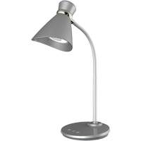 Desk Lamp, 6 W, LED, 16" Neck, Silver XI493 | Ontario Packaging