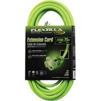Flexzilla<sup>®</sup> Pro Industrial Extension Cord, SJTW, 14/3 AWG, 15 A, 25' XI521 | Ontario Packaging