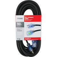 All-Rubber™ Outdoor Extension Cord, SJOOW, 12/3 AWG, 15 A, 50' XI528 | Ontario Packaging