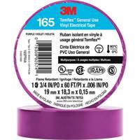 Temflex™ General Use Vinyl Electrical Tape 165, 19 mm (3/4") x 18 M (60'), Purple, 6 mils XI870 | Ontario Packaging