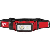 REDLITHIUM USB Hardhat Headlamp, LED, 600 Lumens, 5 Hrs. Run Time, Rechargeable Batteries Ontario Packaging