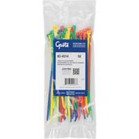 Nylon Cable Ties, 8" Long, 50 lbs. Tensile Strength Ontario Packaging