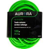 Industrial Extension Cord, All-Weather, SJTW, 10/3 AWG, 15 A, 100' Ontario Packaging