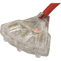 Generator Extension Cord with Tritap, STW, 10 AWG, 3 Outlet(s), 25' Ontario Packaging
