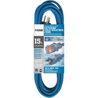Cordon rallonge pour le froid extr&ecirc;me Glacier Flex, Ext&eacute;rieur, SJTW, AWG 16/3, 13 A, 15' Ontario Packaging