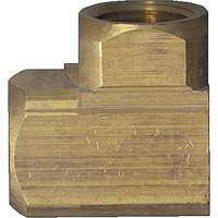 Extruded 90° Elbow Pipe Fitting, FPT, Brass, 1/8" YA811 | Ontario Packaging