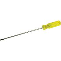 Tournevis &agrave; fente pour &eacute;lectricien, Tige de 3/16", Ronde, 11-1/2" lo, Prise en Plastique Ontario Packaging
