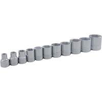 SAE Socket Set, 11 Pcs, 3/8" Drive Size Ontario Packaging